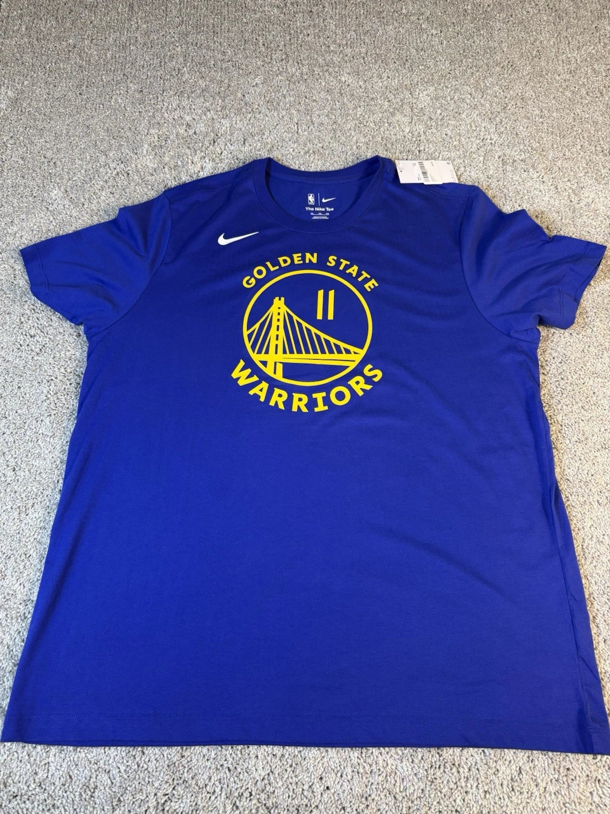 Nwt Nike Nba Golden State Warriors Klay Thompson 11 T-shirt Xxl | Trendy Graphic Tee | Casual Unisex T-shirt