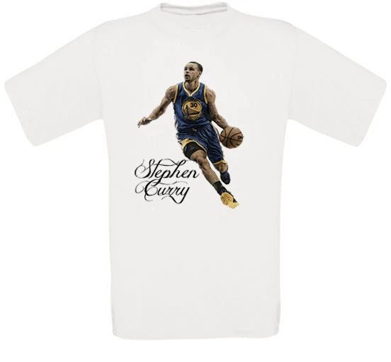 Stephen Curry Basketball Warriors T-shirt Alle Gren Neu | Trendy Graphic Tee | Casual Unisex T-shirt