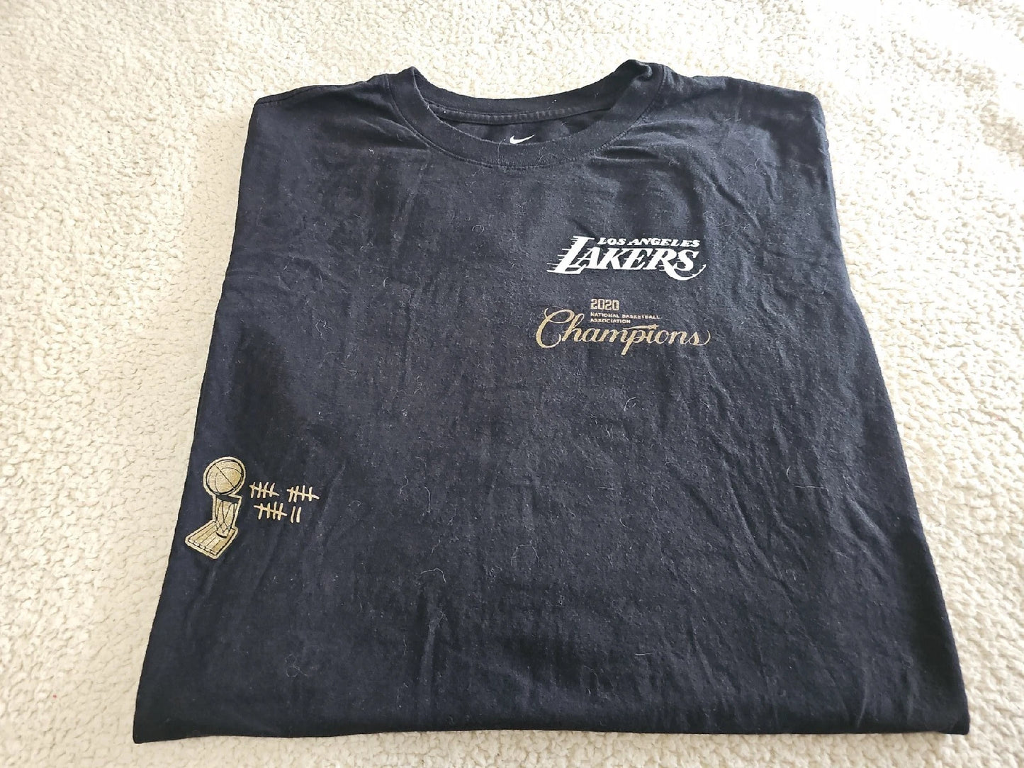 Los Angeles Lakers Nike 2020 Nba Finals Champions Celebration Tshirt Sz Xl | Trendy Graphic Tee | Casual Unisex T-shirt