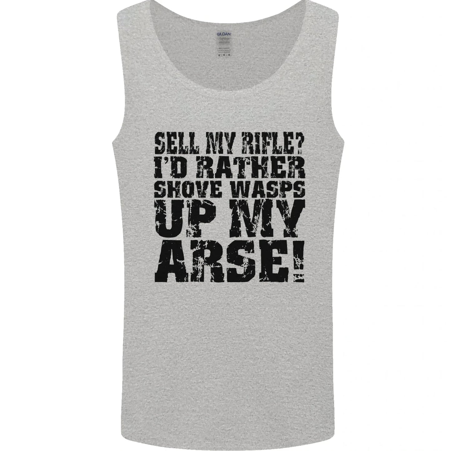 Sell My Rifle Soldier Farmer Farming Range Mens Vest Tank Top Tank Top | Top Trending Design | Comfortable All-Day Fit