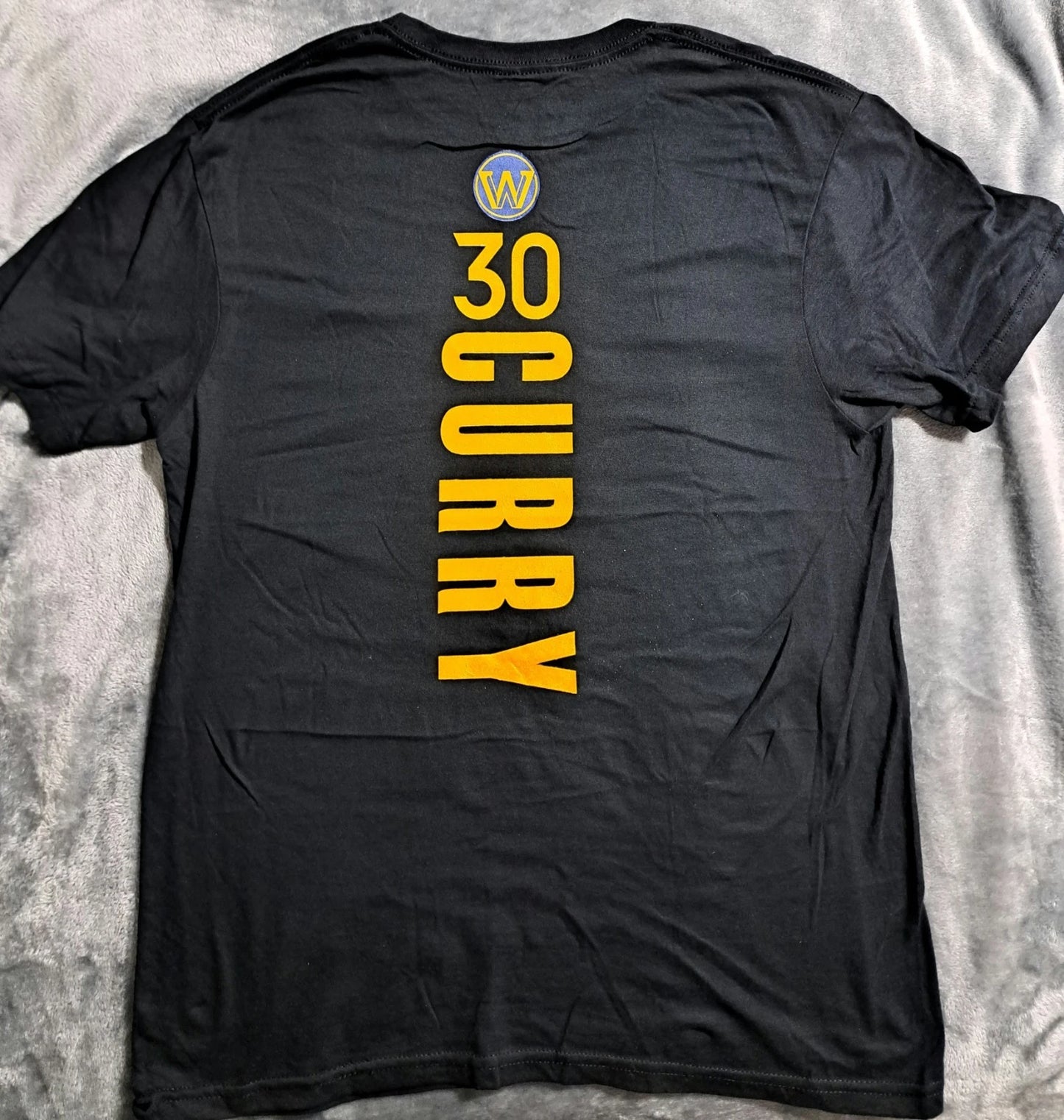 Steph Curry Golden State Warriors Mens Medium Double-sided Nba T-shirt | Trendy Graphic Tee | Casual Unisex T-shirt