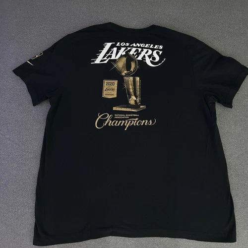 Los Angeles Lakers Nike Shirt Xl 2020 Nba Finals Champion Celebration Expressive | Trendy Graphic Tee | Casual Unisex T-shirt