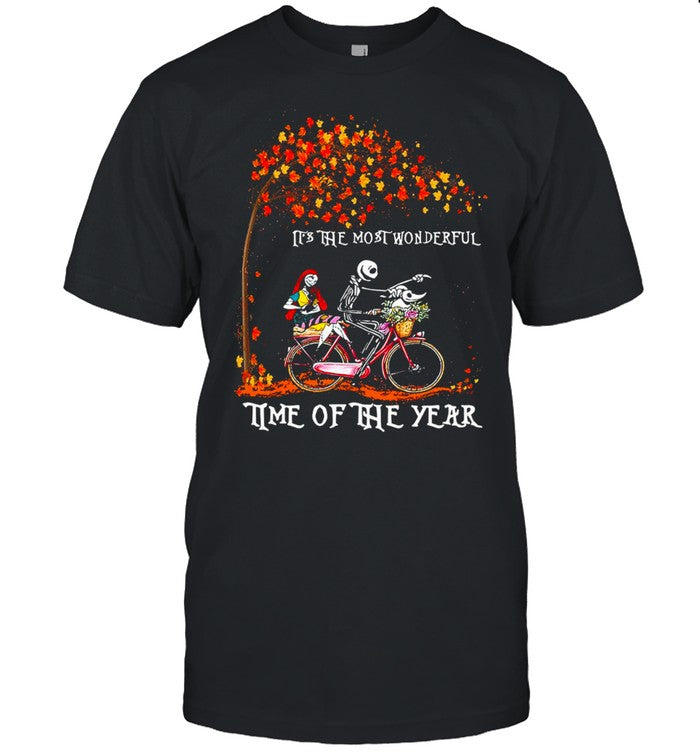 Sally And Jack Skellington It’s The Most Wonderful Time Of The Year T shirt