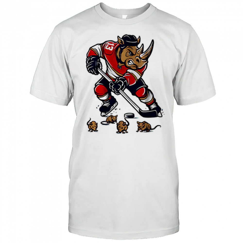 Sam Reinhart Rhino mascot shirt