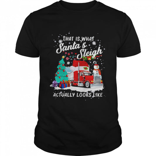 Santa Truck That Is What Santa Sleigh Actually Looks Like Christmas Sweater Shirt