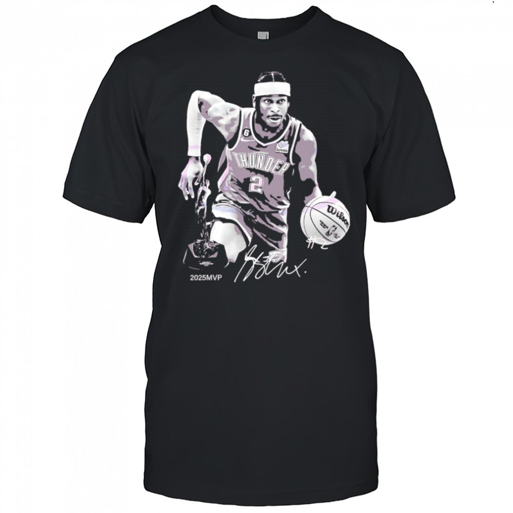 Shai Gilgeous Alexander 2025 Mvp Monochrome shirt