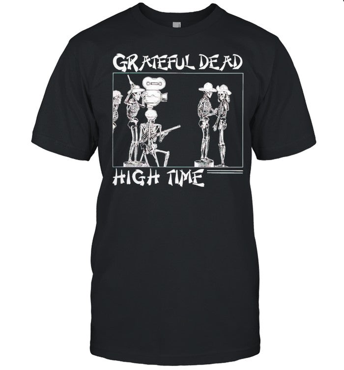 Skeleton Grateful Dead high time shirt