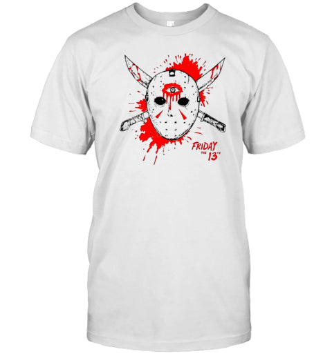 Spiritual Vices Bloody Mask Friday The 13Th Halloween 2024 T Shirt