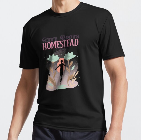 "City Roots Homestead Soul Urban Homesteading" Active T-Shirt for Sale by LamountTees