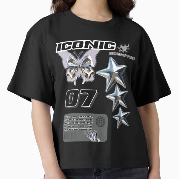 Iconic presented 07 Y2K Design Boxy T-Shirt for Sale by Origin-of-heart