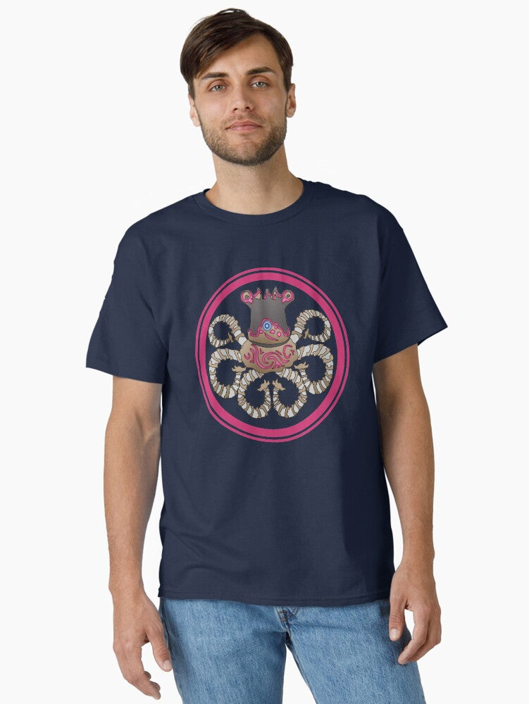 Hydra Guardian Fuchsia Classic T-shirt | Trendy Graphic Tee | Casual Unisex T-shirt