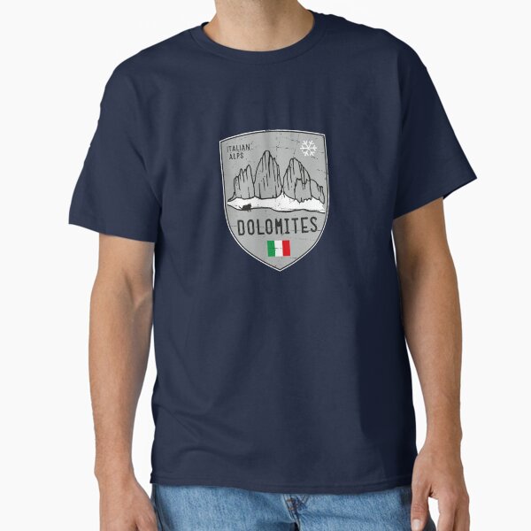 Dolomites Mountain Italy Emblem Classic T-Shirt for Sale by posay