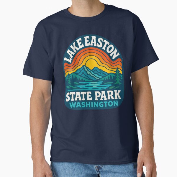 Lake Easton State Park Washington Classic T-Shirt for Sale by TomFrontierArt