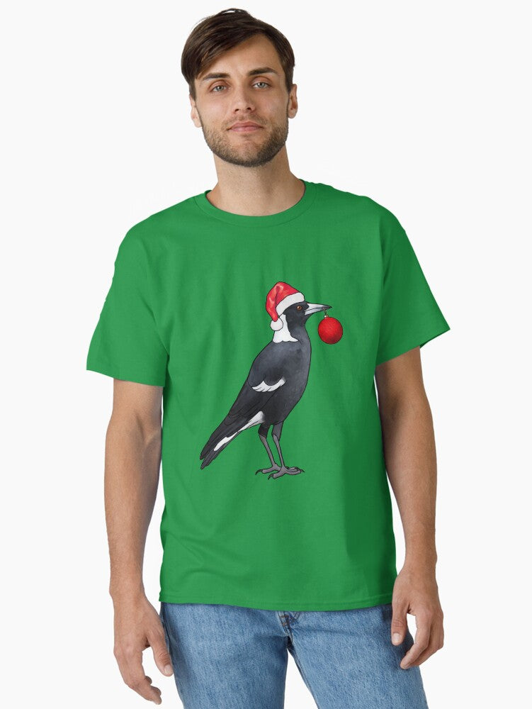 Festive Magpie Classic TShirt T-Shirt | Fan Favorite Artwork | Perfect Holiday Gift