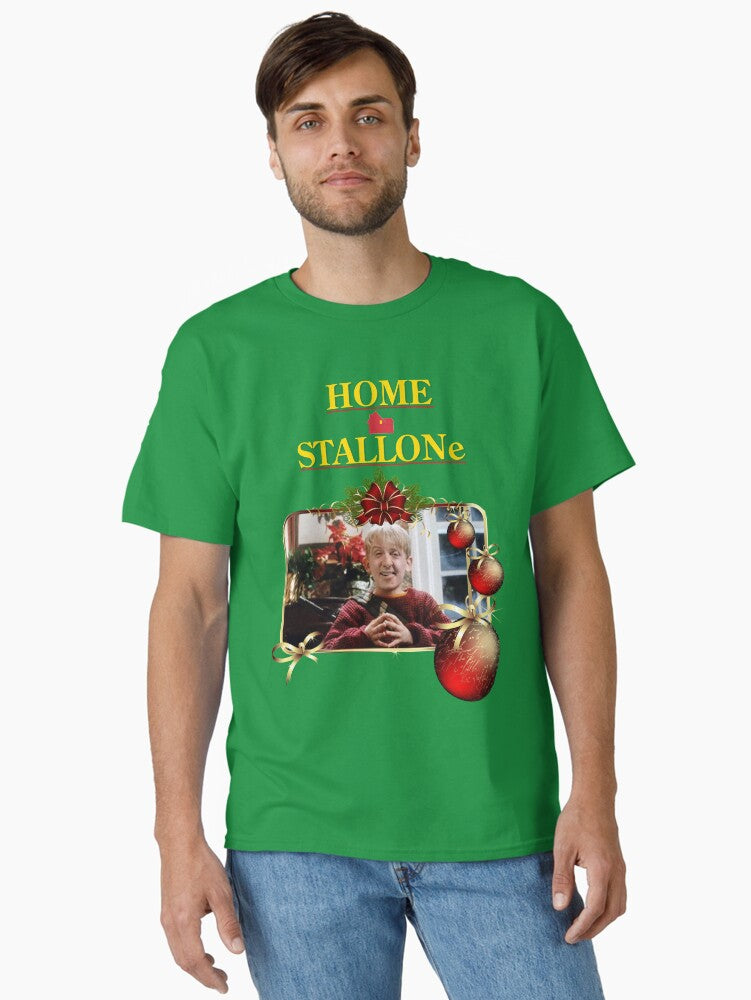 Home Stallone Classic TShirt T-Shirt | Vintage Christmas Look | Trending Festive Apparel