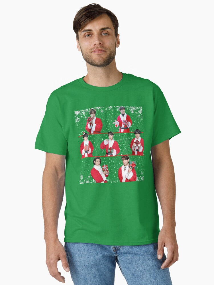 Bts Christmas Classic TShirt T-Shirt | Cute Festive Style | Perfect For Daily Wear