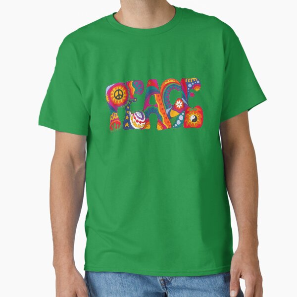 "Psychedelic Peace" Classic T-Shirt for Sale by kelkel66