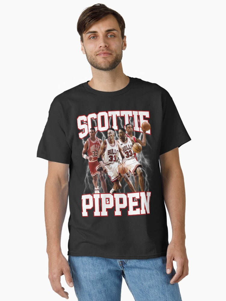 Scottie Pippen Classic T-shirt | Trendy Graphic Tee | Casual Unisex T-shirt