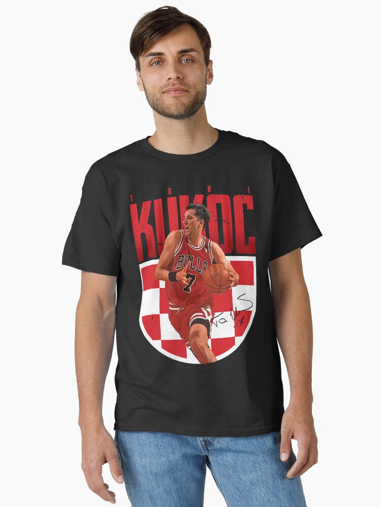 Toni Kukoc Classic T-shirt | Trendy Graphic Tee | Casual Unisex T-shirt