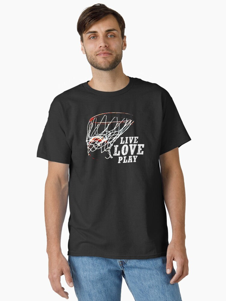 Live Love Play Basketball By Subgirl Classic T-shirt | Premium Basketball Jersey | Fan Edition Apparel