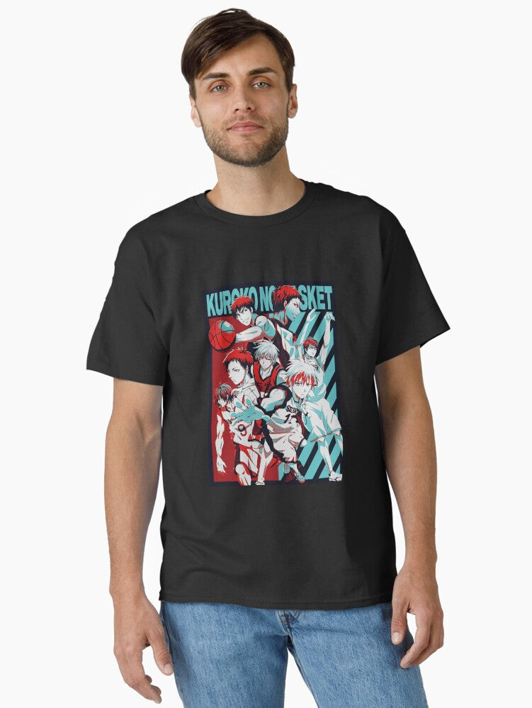 Kuroko And Basketball Retro Classic T-shirt | Trendy Graphic Tee | Casual Unisex T-shirt