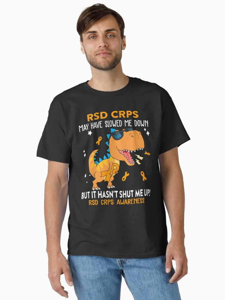 Rsd Crps Awareness Dinosaur Lover Rsd Crps Warrior Gift Classic T-shirt | Premium Basketball Jersey | Fan Edition Apparel