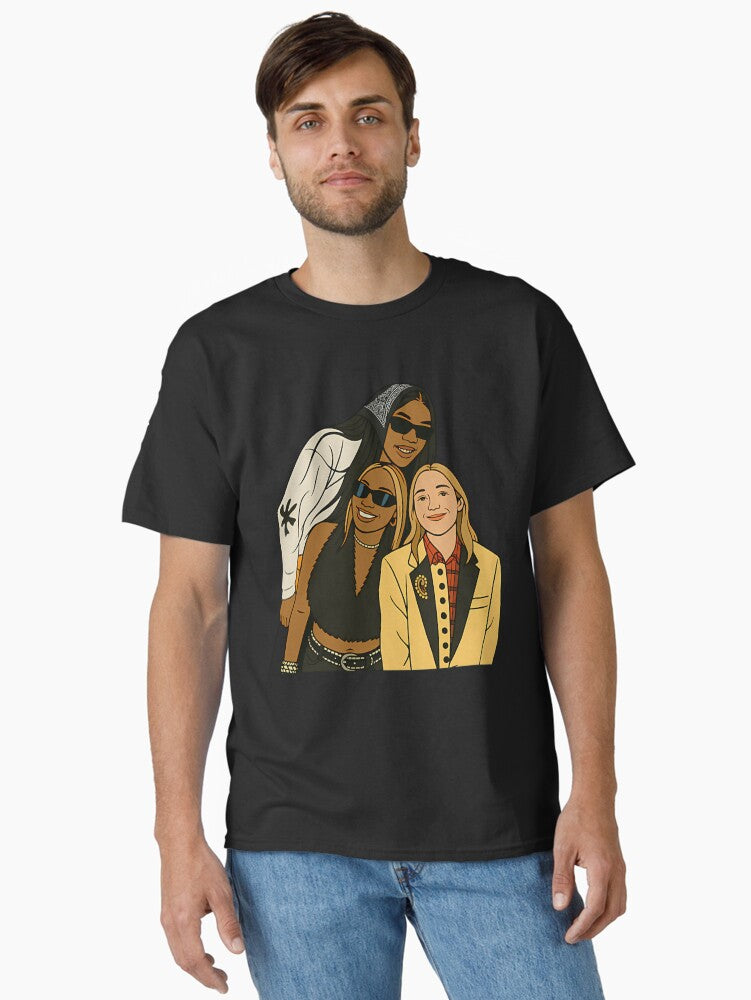 Dijonai Carrington Nalyssa Smith Paige Bueckers - Wnba Classic T-shirt | Trendy Graphic Tee | Casual Unisex T-shirt