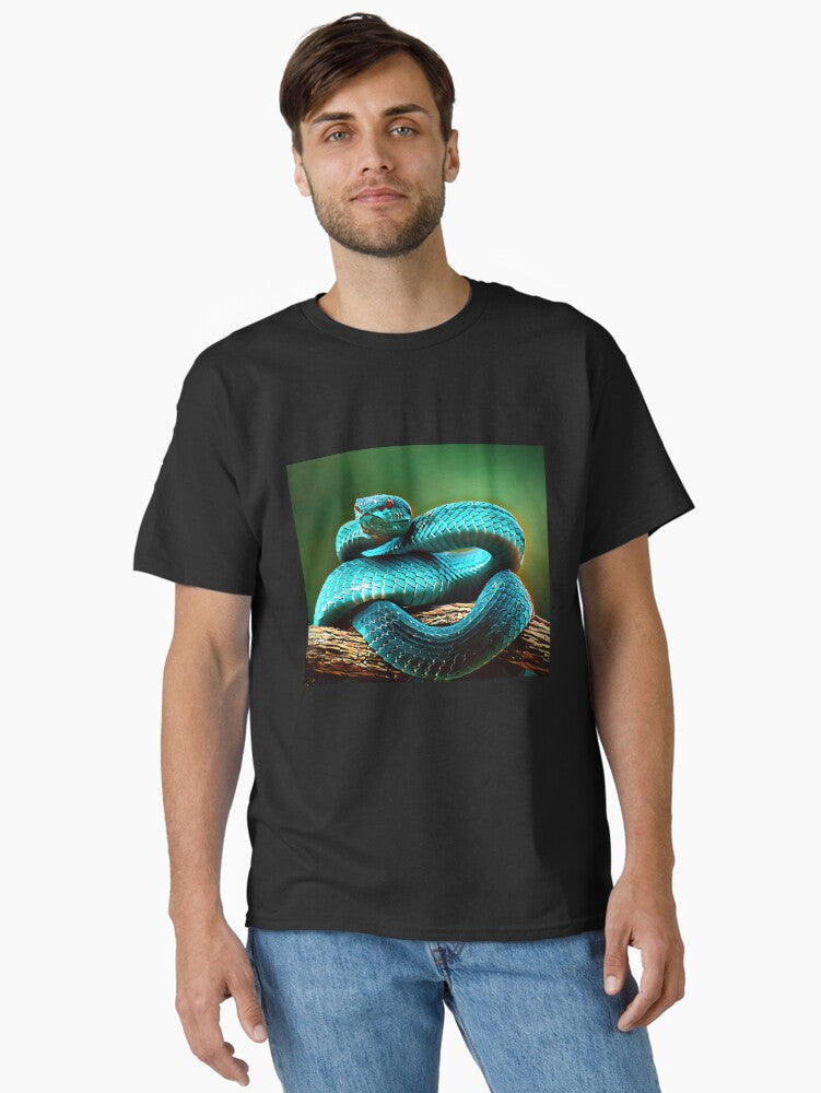 Blue Viper Snake Classic T-Shirt T-Shirt | Premium Graphic | Trending Now