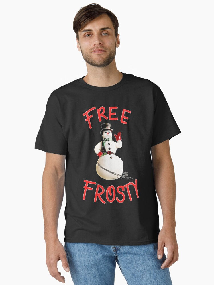 Free Frosty Christmas with The kranks Christmas Gifts For Men and Women Gift Christmas Day Classic TShirt T-Shirt | Seasonal Must-Have | Top Pick For Gifting