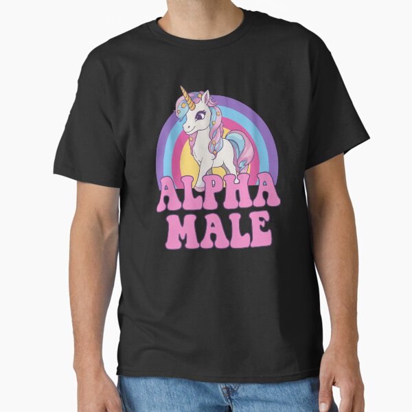 Alpha Male Unicorn I Classic T-Shirt for Sale by lemon-pepper