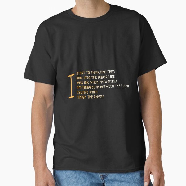 Hip Hop Music Lyrics Eric B. & Rakim Classic T-Shirt for Sale by HipHopHoodies