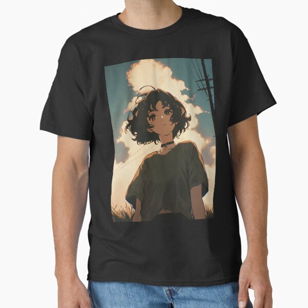 "Cozy Lofi Girl" Classic T-Shirt for Sale by bapupa