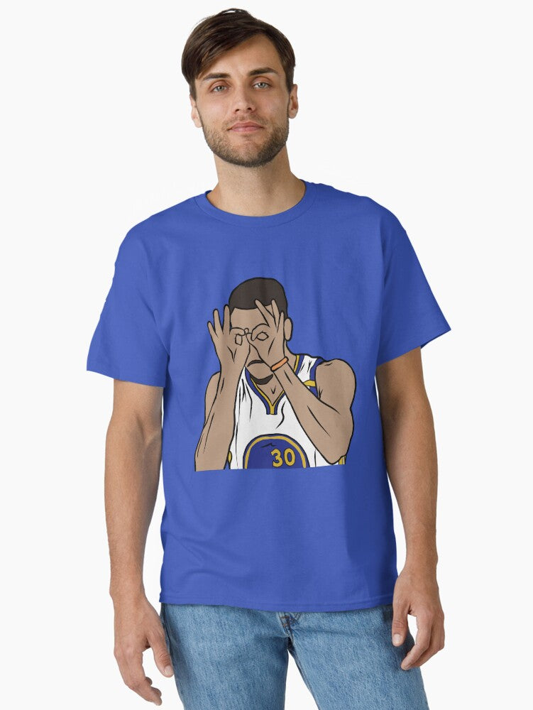 Steph Curry 3 Point Goggles Classic T-shirt | Trendy Graphic Tee | Casual Unisex T-shirt