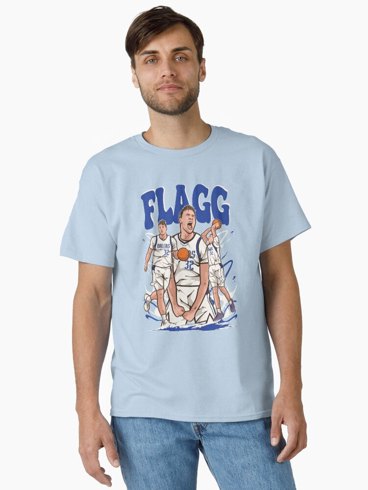 Cooper Flagg Cartoon Classic T-shirt | Trendy Graphic Tee | Casual Unisex T-shirt