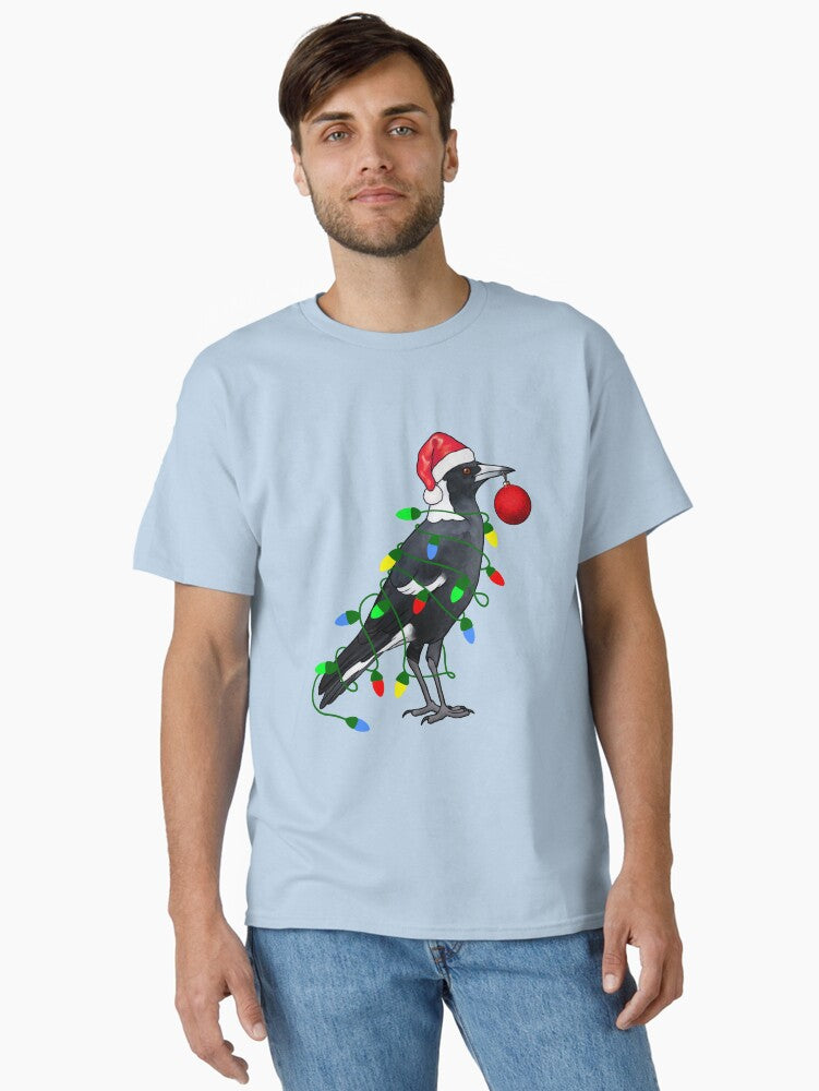 Extra Festive Magpie Classic TShirt T-Shirt | Fan Favorite Artwork | Trending Festive Apparel