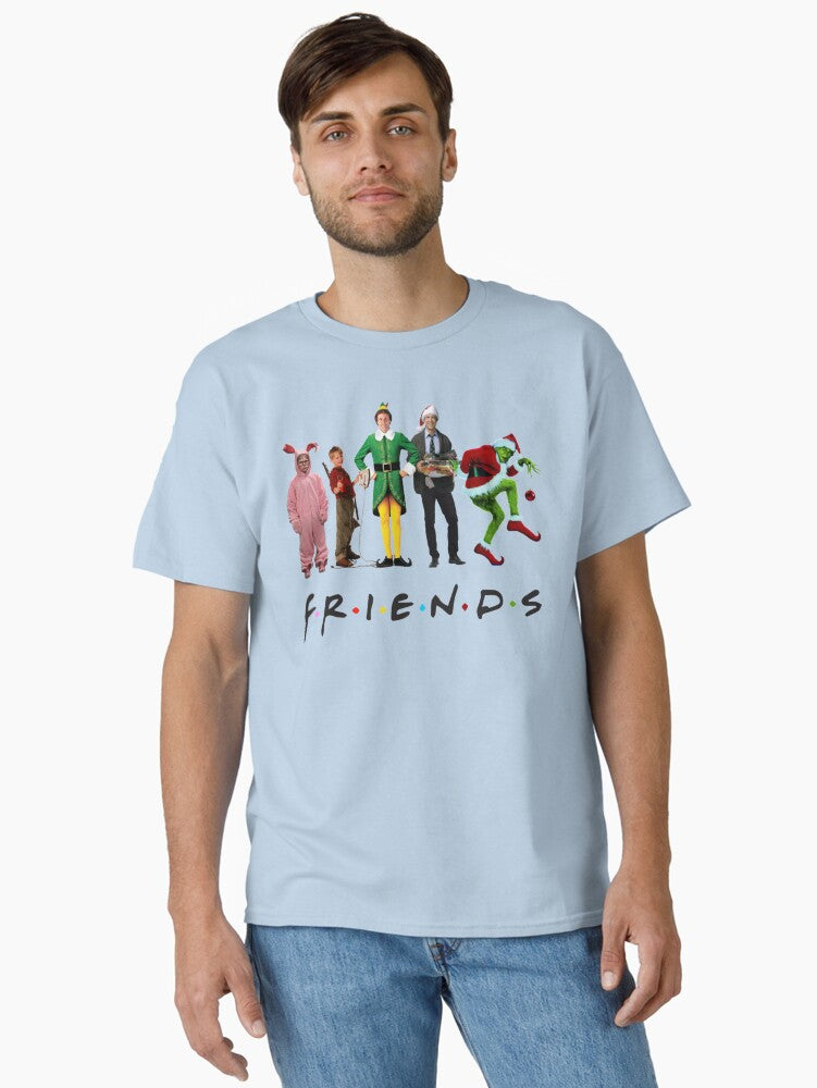 Classic Christmas Movie Character Friends Classic TShirt Classic TShirt T-Shirt | Fan Favorite Artwork | Trending Festive Apparel