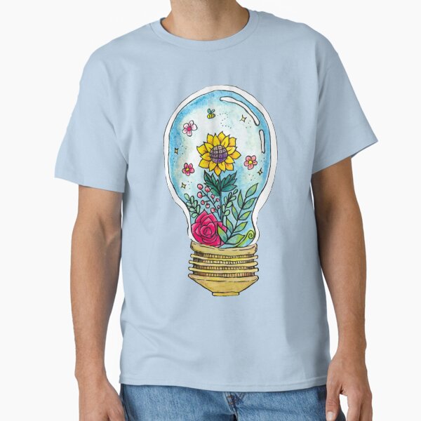 "Watercolor Magic Plant Bulb" Classic T-Shirt for Sale by shashira