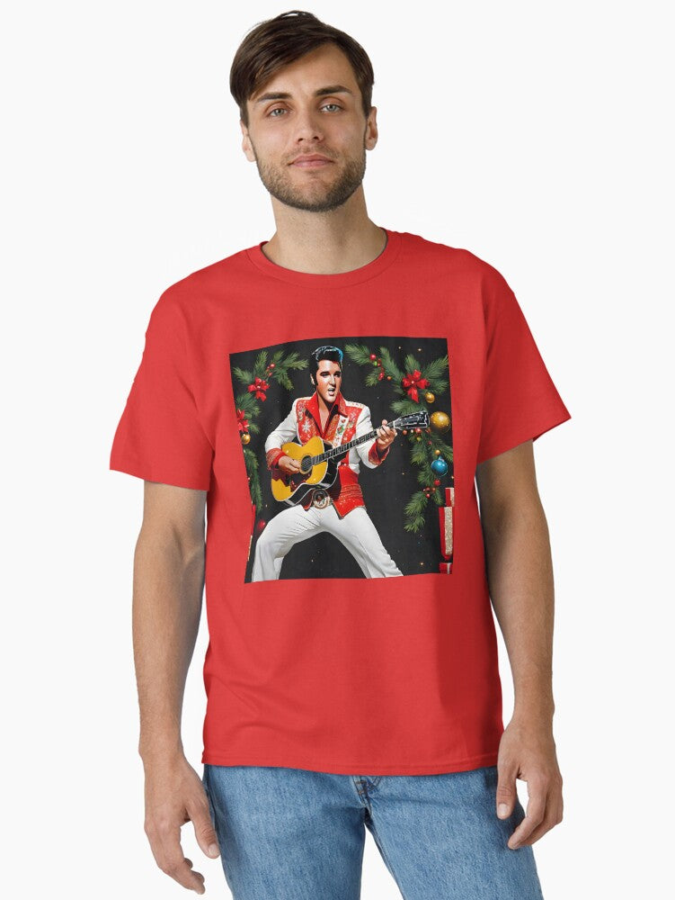 Christmas Elvis Classic TShirt T-Shirt | Top Trending Graphic | Perfect For Daily Wear