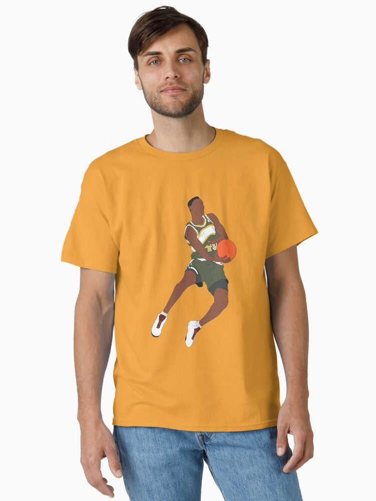 Shawn Kemp Dunk Classic T-shirt | Trendy Graphic Tee | Casual Unisex T-shirt