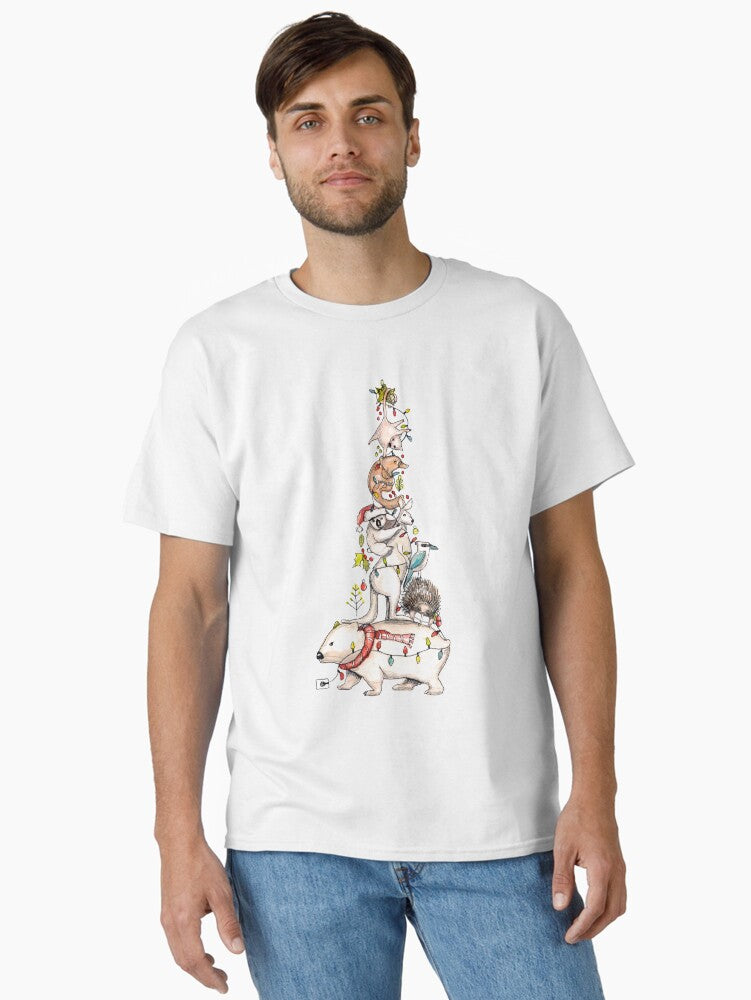 Aussie animal Christmas tree Classic TShirt T-Shirt | Holiday Edition | Great For Christmas Season