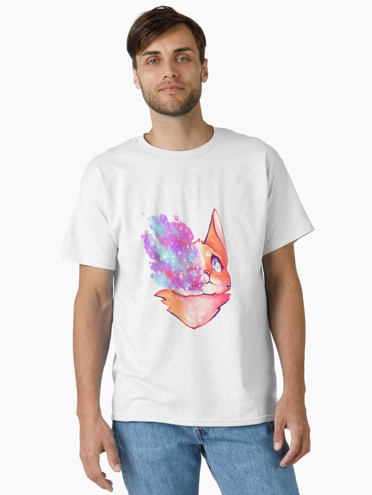 Bright Hearted Cat Classic T-shirt | Trendy Graphic Tee | Casual Unisex T-shirt