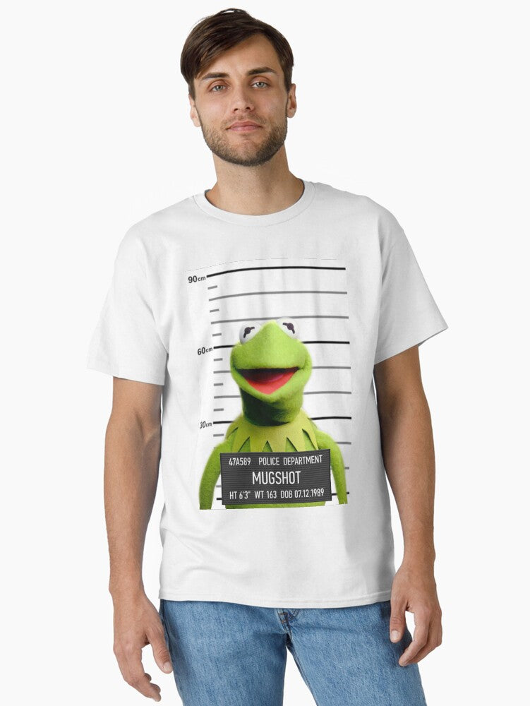 Kermit Mugshot Classic T-Shirt T-Shirt | Premium Graphic | Must-Have Style