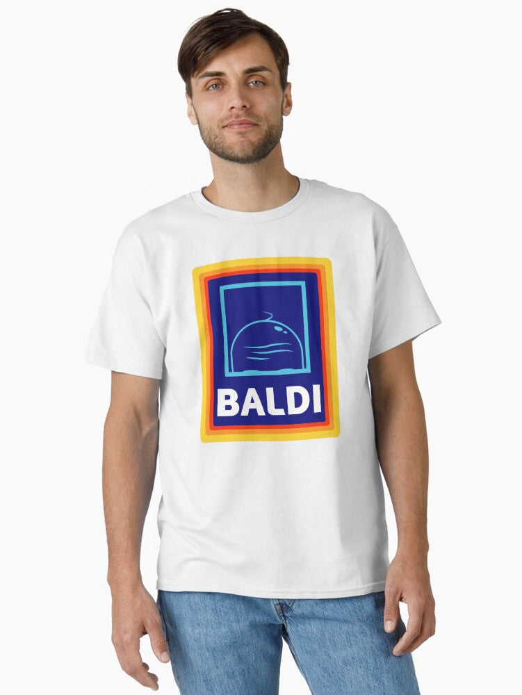 Baldi Bald head Aldi Logo Classic TShirt T-Shirt | Vintage Christmas Look | Trending Festive Apparel