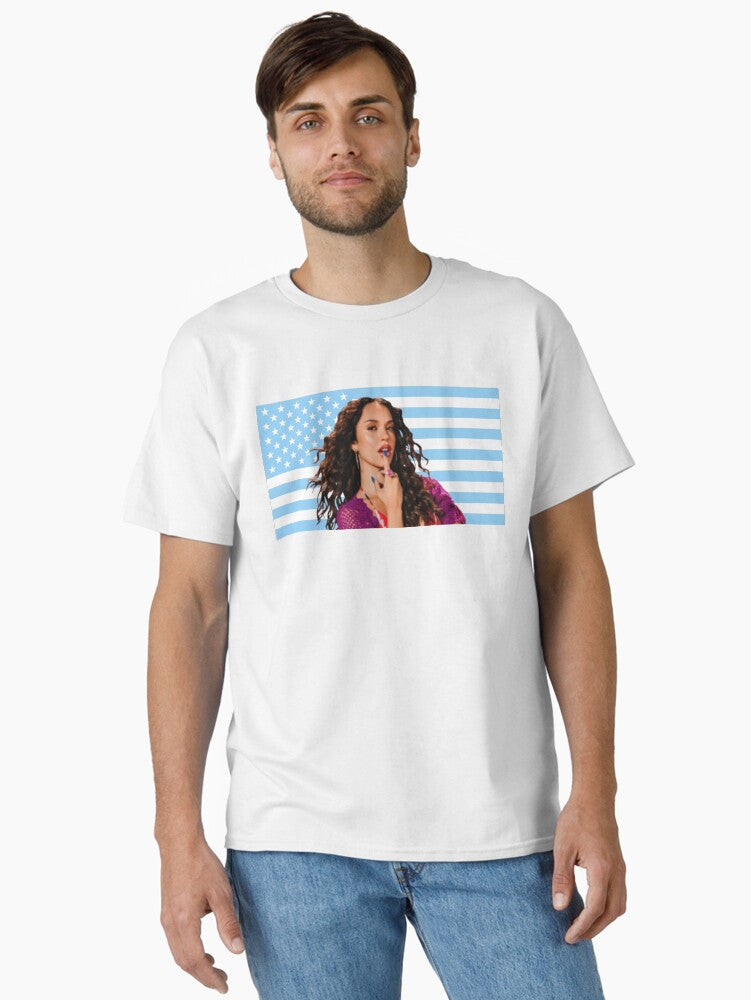 Daniela American Flag Classic T-Shirt