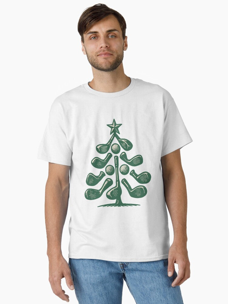 Funny Golf Christmas Tree Golfing Holiday Classic TShirt T-Shirt | Top Trending Graphic | Great For Christmas Season