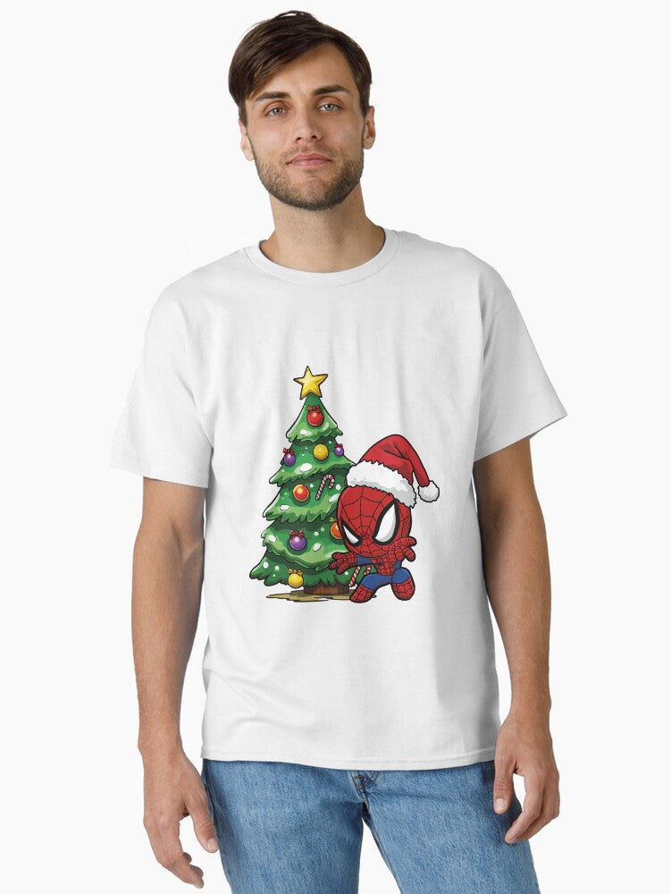 Spidey Christmas Santa Hat Spidey Classic TShirt T-Shirt | Cute Festive Style | Perfect Holiday Gift