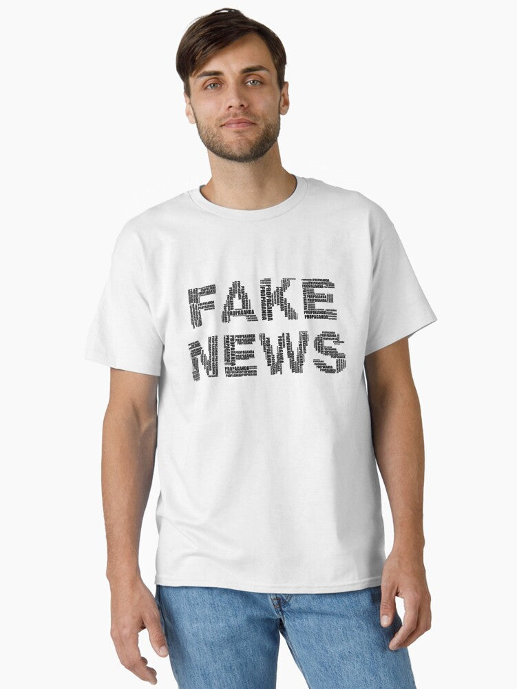 Fake News Classic T-Shirt T-Shirt | High-Quality Print | Perfect For Daily Wear