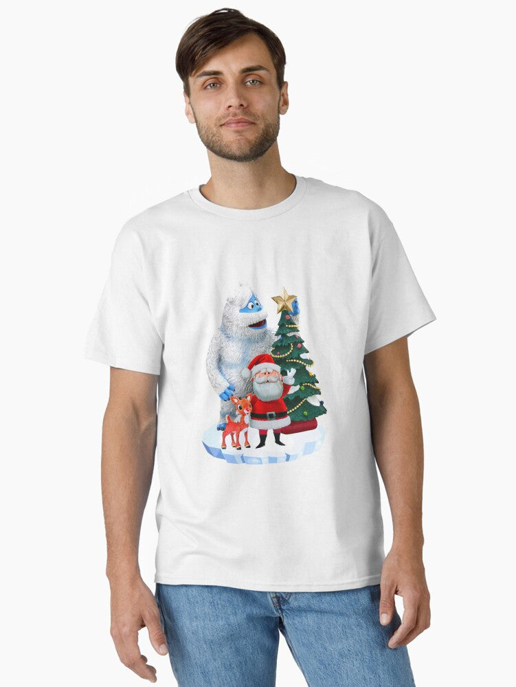Bumble Rudolph and Santa Classic TShirt T-Shirt | Best-Selling Design | Perfect Holiday Gift