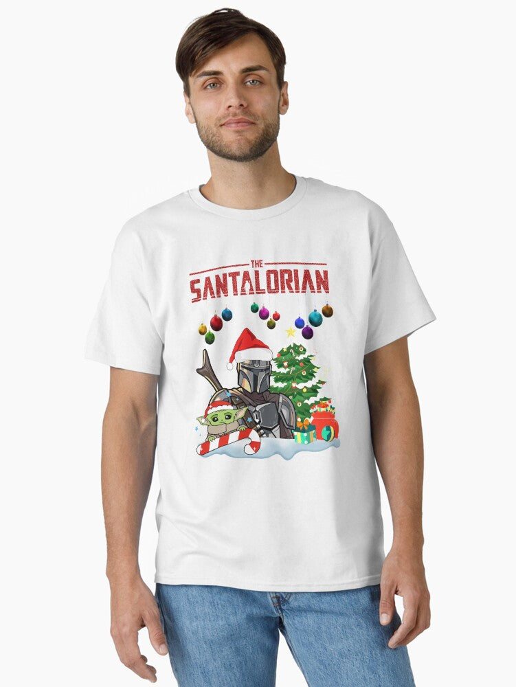 The Santalorian Chirstmas Santa Funny Star Christmas War Baby Cute Childen Alien Christmas Gift Classic TShirt T-Shirt | Best-Selling Design | Limited Christmas Style
