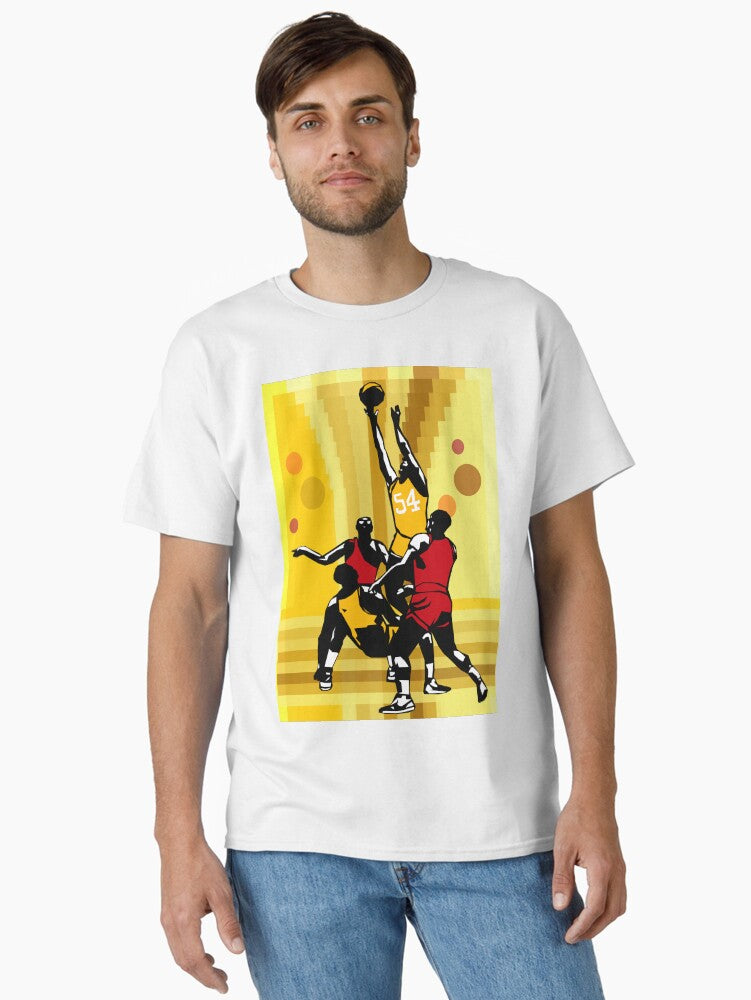Sport Basket Colors Classic T-shirt | Trendy Graphic Tee | Casual Unisex T-shirt